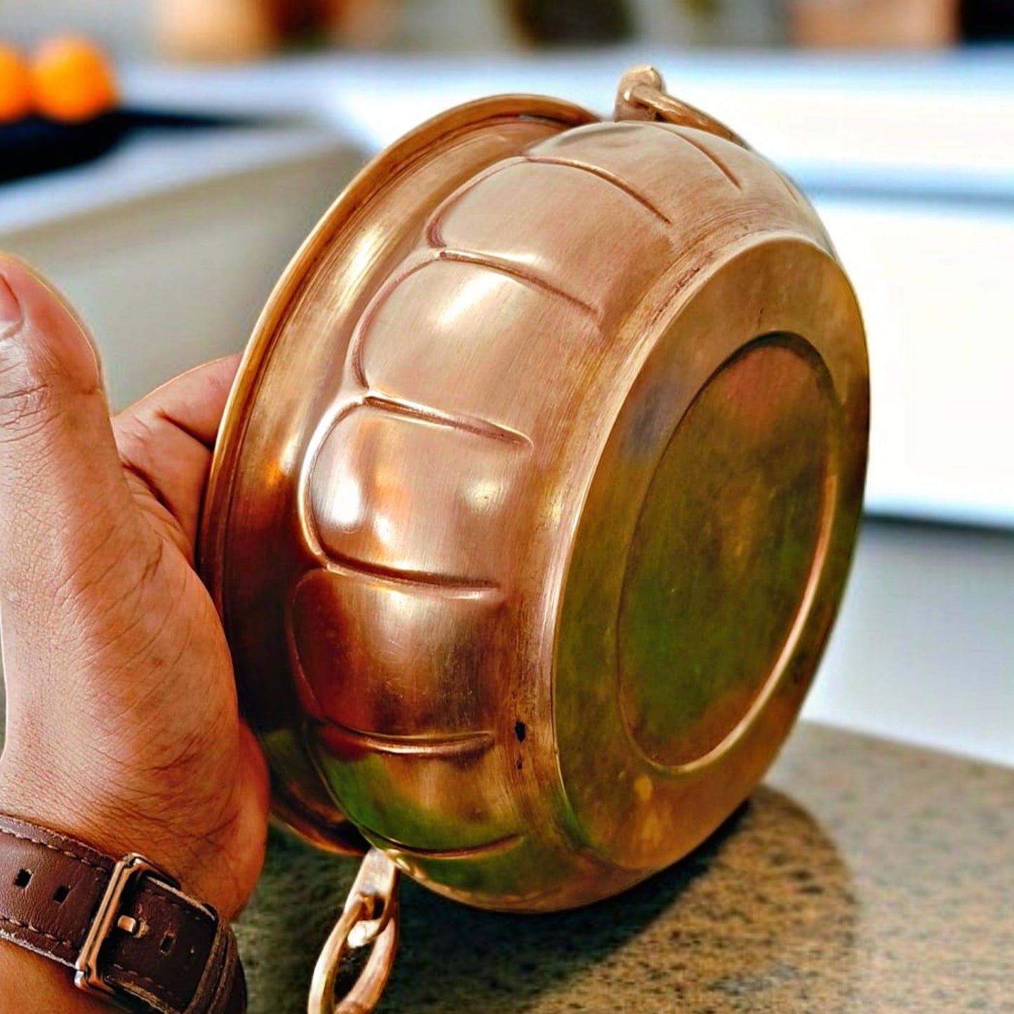Antique Brass Urli | Classic Décor Bowl | Traditional Item for Living Room | Open Space