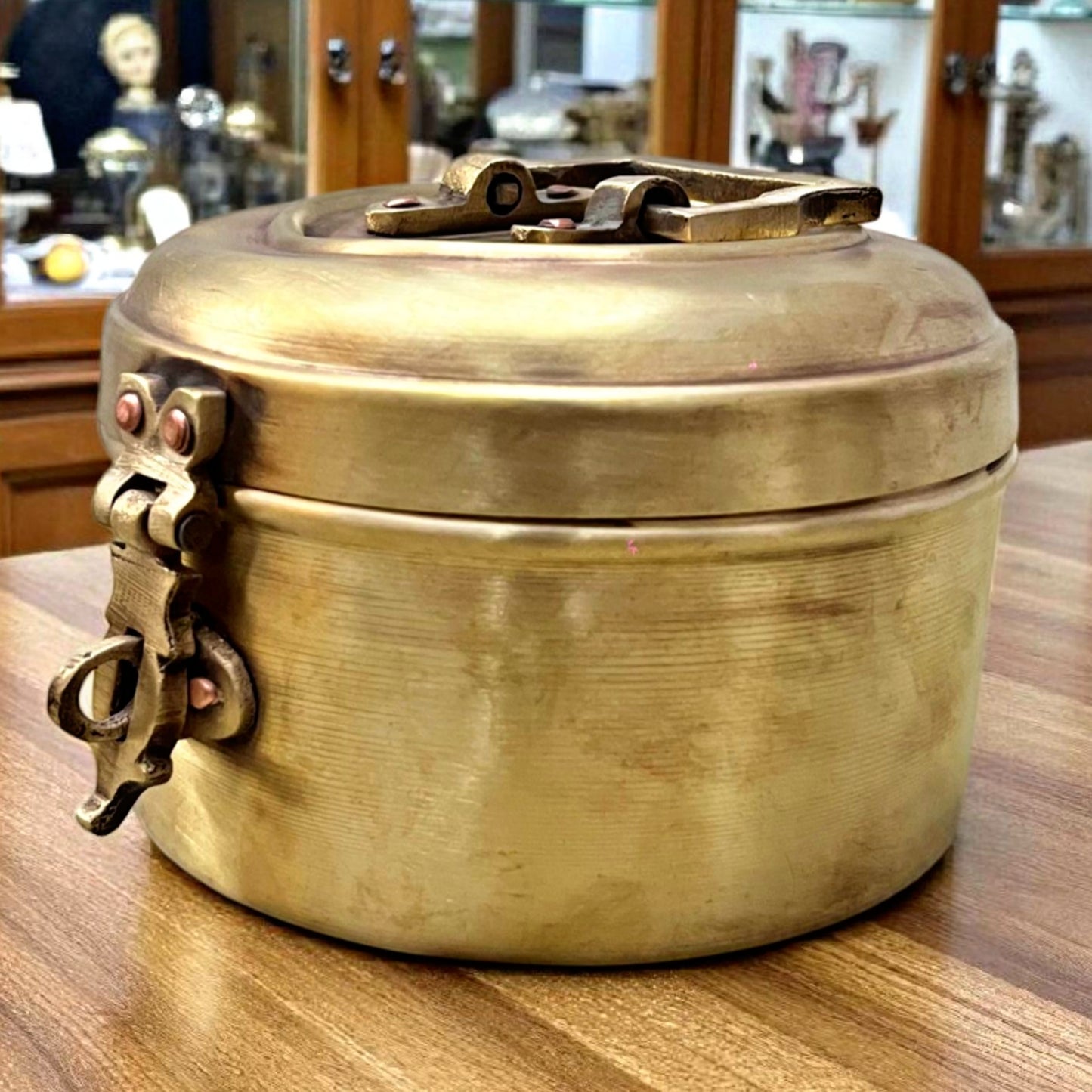 Antique Brass Storage Box | Traditional Utility & Décor