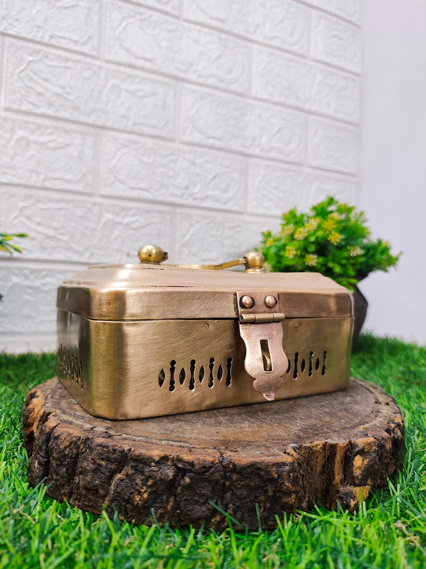 Antique Brass Pan Dabba