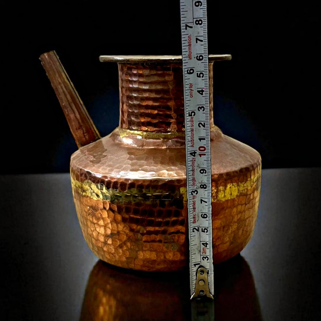 Antique Copper Kamandal | Traditional Water Pot for Decor & Collection