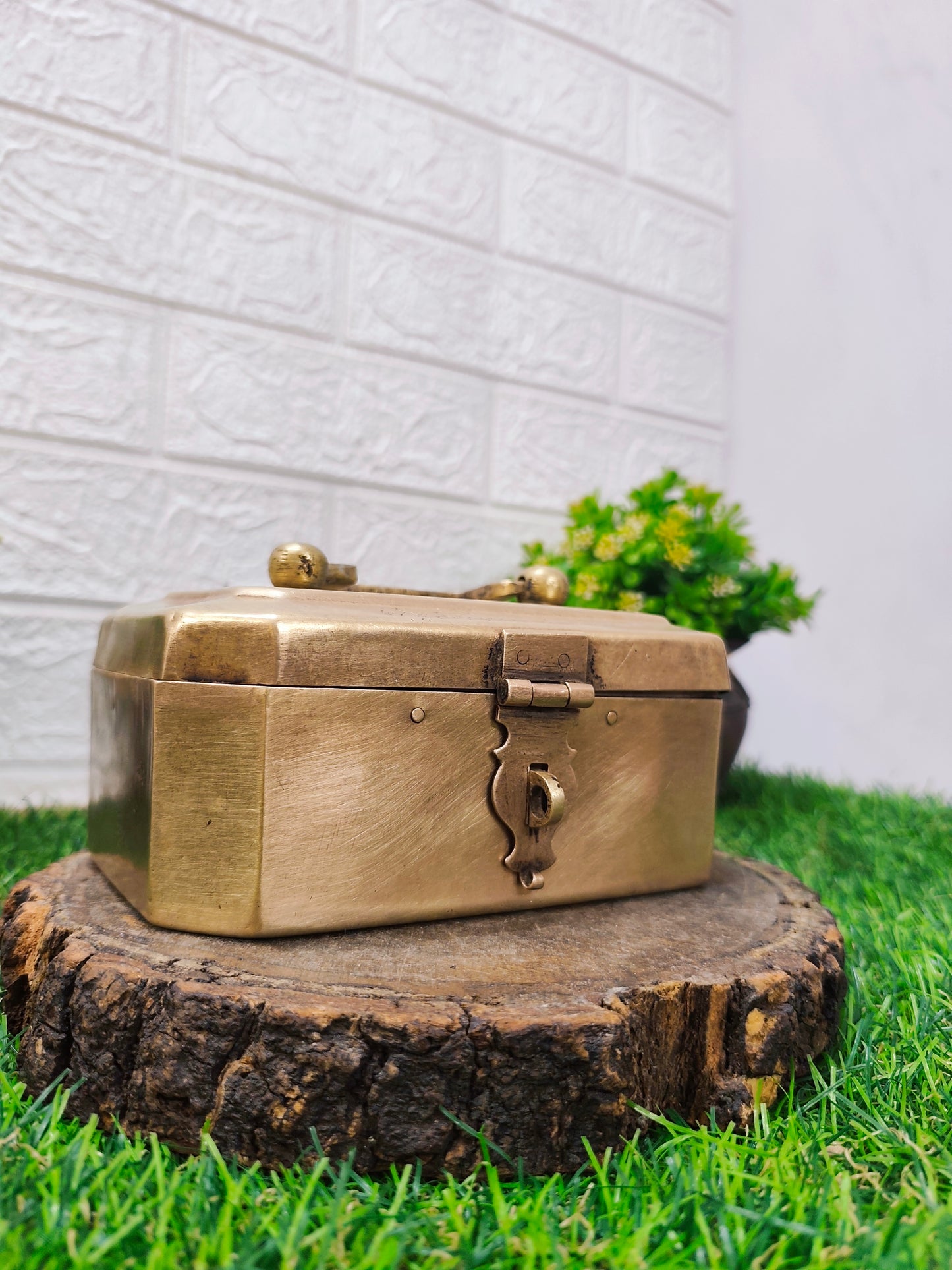 Antique Brass Pan Dabba