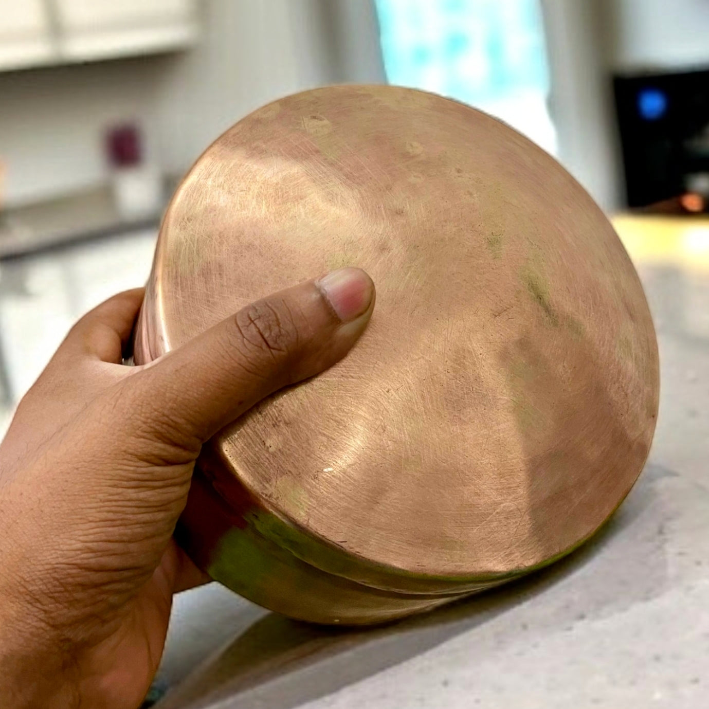 Antique Brass Storage Box | Pital Brass Container | Brass Collectible Box